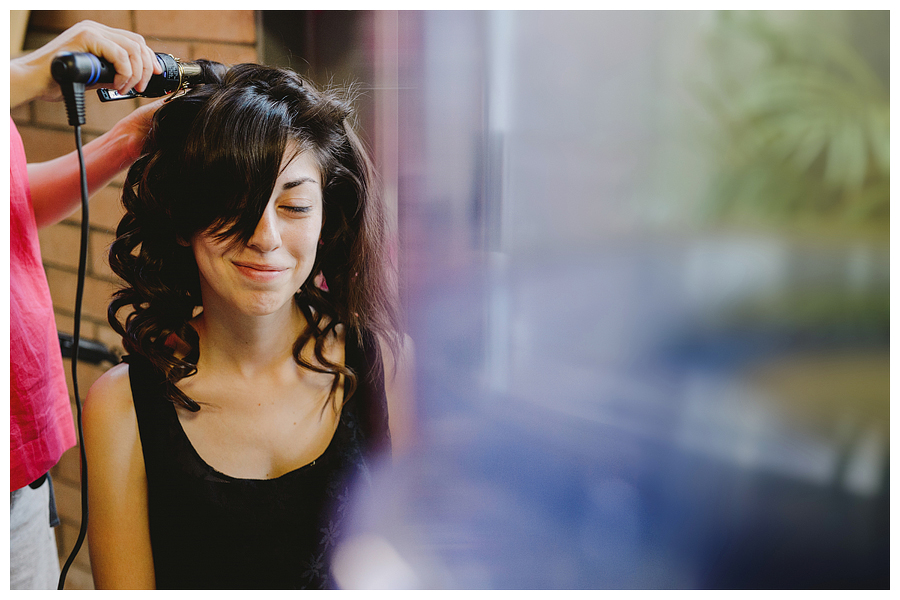 Mexico Wedding Photographer Hair Styling